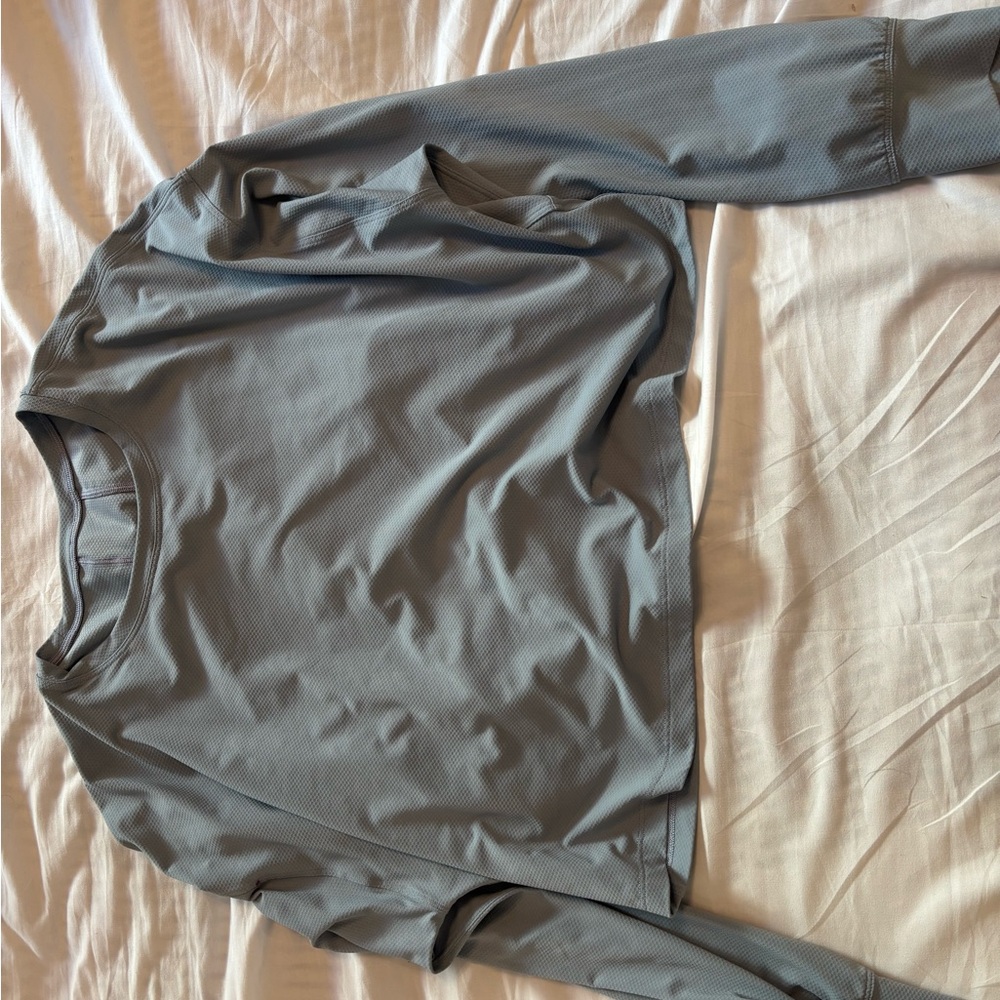 lululemon athletica light blue Long Sleeve Top